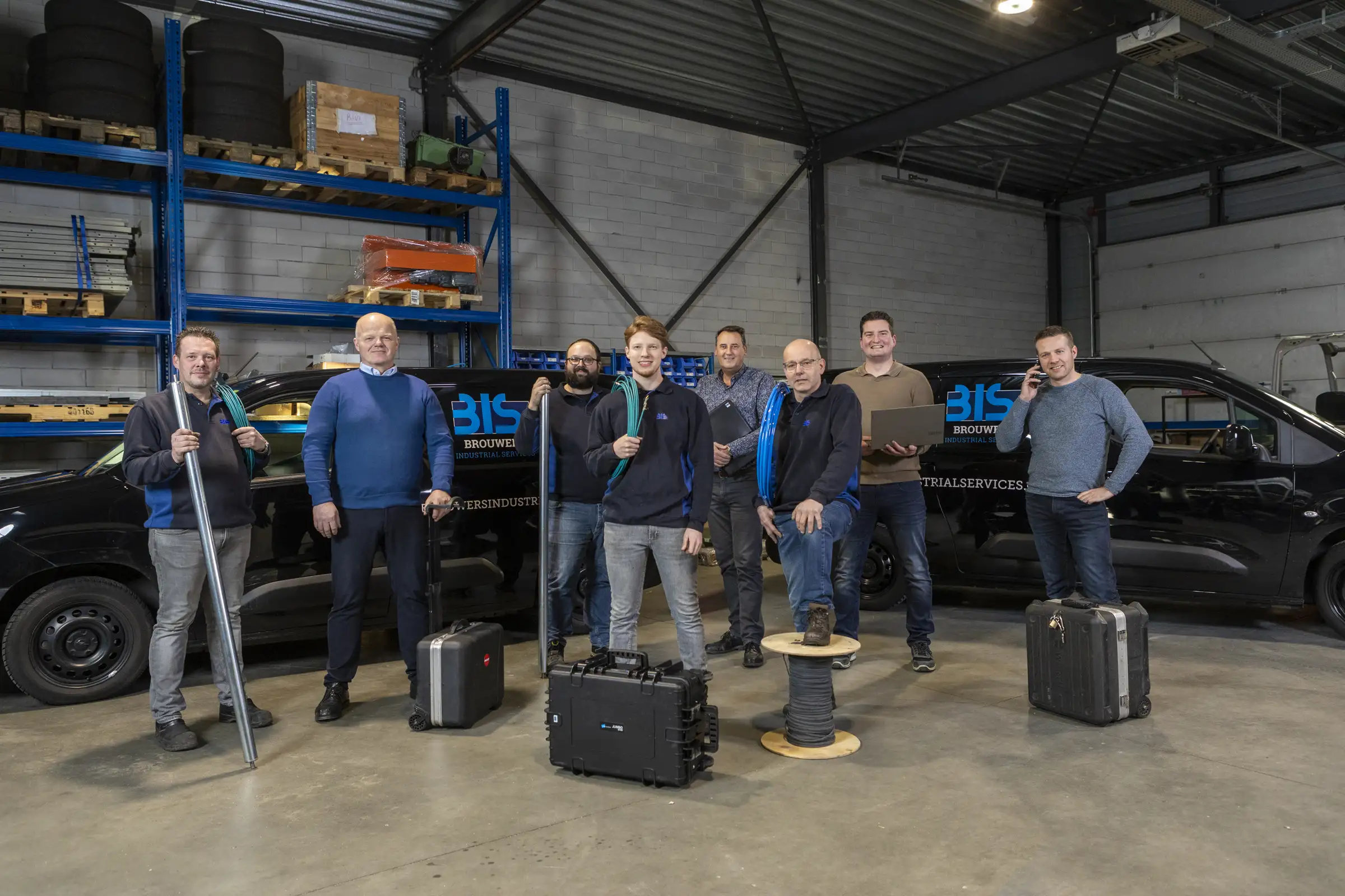 teamfoto Brouwers Industrial. Services